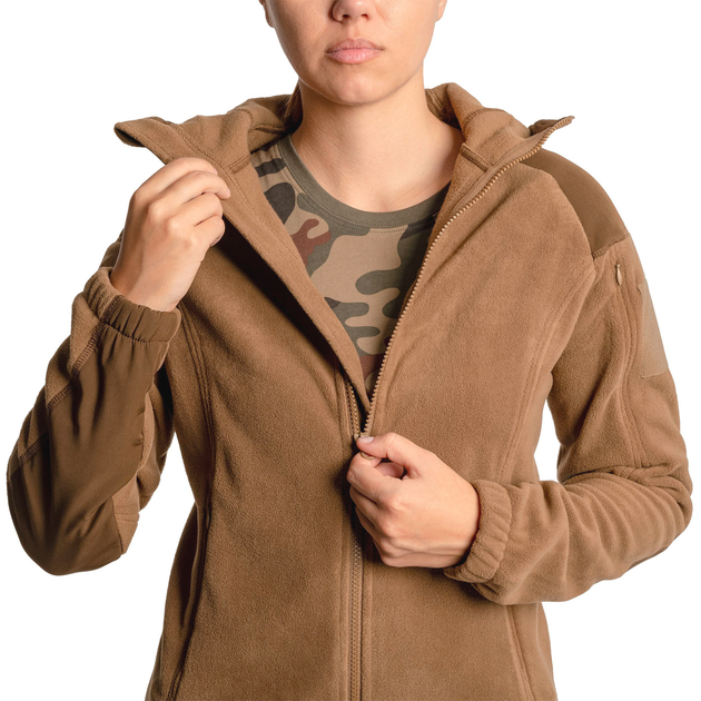 Жіноча флісова куртка Helikon-Tex Cumulus - Heavy Fleece Coyote brown XL (H2115-11/XLR) - зображення 2