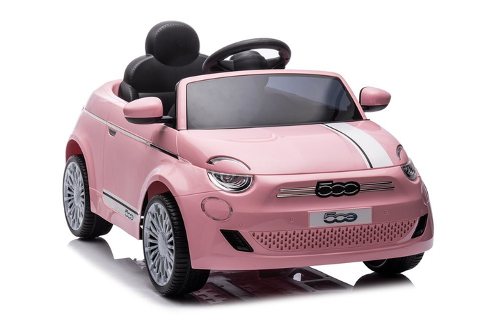 Електромобіль Azeno Fiat 500e 12V Pink (5713570004754) - зображення 1