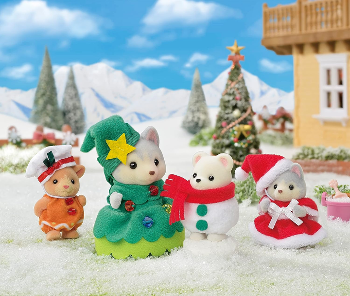 Zestaw figurek Epoch Sylvanian Families Świąteczne spotkanie przyjaciół (5054131057100) - obraz 2