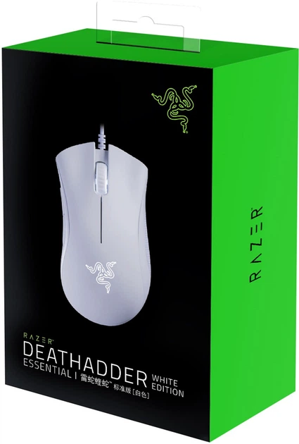 Миша Razer DeathAdder Essential USB White (RZ01-03850200-R3M1) - Фото 5 Миша Razer DeathAdder Essential USB White (RZ01-03850200-R3M1) - зображення 5