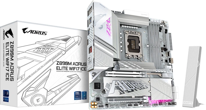 Płyta główna Gigabyte Z890M Aorus Elite Wi-Fi7 ICE (s1851, Intel Z890, PCI-Ex16) - obraz 5