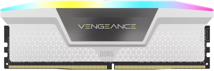 Оперативна пам'ять Corsair DDR5-6000 32768MB PC5-48000 (Kit of 2x16384) Vengeance RGB White (CMH32GX5M2B6000C36W) - зображення 3