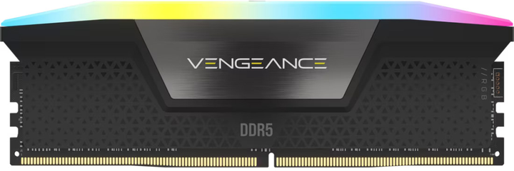 Оперативна пам'ять Corsair DDR5-5600 16384MB PC5-44800 Vengeance RGB Black (CMH16GX5M1B5600C40) - зображення 2