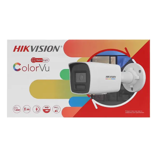 Вулична ColorVu IP камера Hikvision DS-2CD1047G2H-LIUF, 4Мп - зображення 7