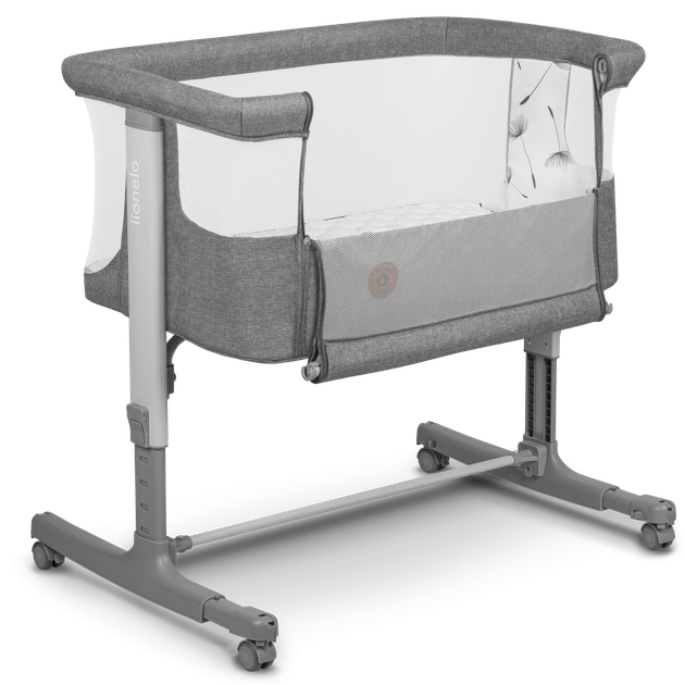 Кроватка приставная Lionelo AURORA GREY CONCRETE - изображение 2