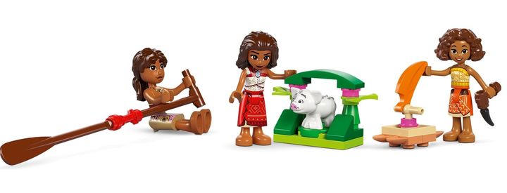 Zestaw klocków LEGO Disney Princess Kajakowa przygoda Vaiany 529 elementow (43270) - obraz 4