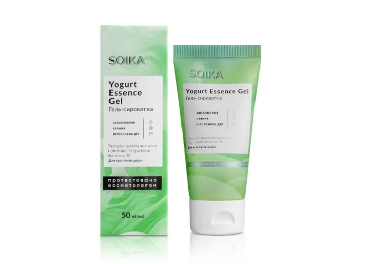 Гель-сироватка для обличчя Yogurt Essence Gel,Soika 50 мл - Фото 1 Гель-сироватка для обличчя Yogurt Essence Gel,Soika 50 мл - изображение 1