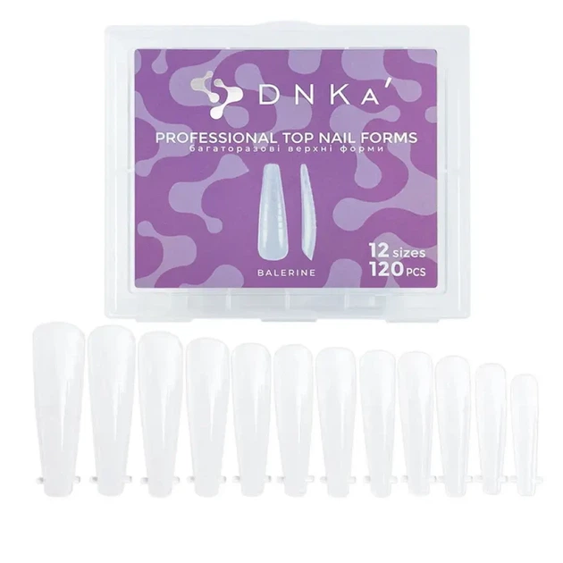 Верхние формы для наращивания Балерина DNKa Top Nail Forms Ballerina 120 шт - Фото 2 Верхние формы для наращивания Балерина DNKa Top Nail Forms Ballerina 120 шт - изображение 2