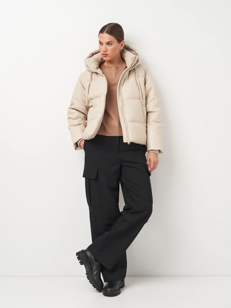 Куртка жіноча Zara 3046/725 M Бежева (03046725712030) – Брендовий
