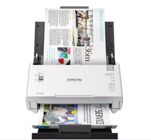 Сканер A4 Epson WorkForce DS-410 600x600 dpi (B11B249401) - Фото 3 Сканер A4 Epson WorkForce DS-410 600x600 dpi (B11B249401) - изображение 3