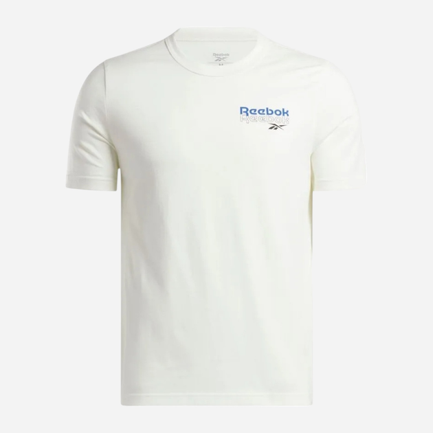 Футболка бавовняна чоловіча Reebok Ri Brand Proud Gfx Ss Tee 100208575 S Молочна (1200143796344) - зображення 1