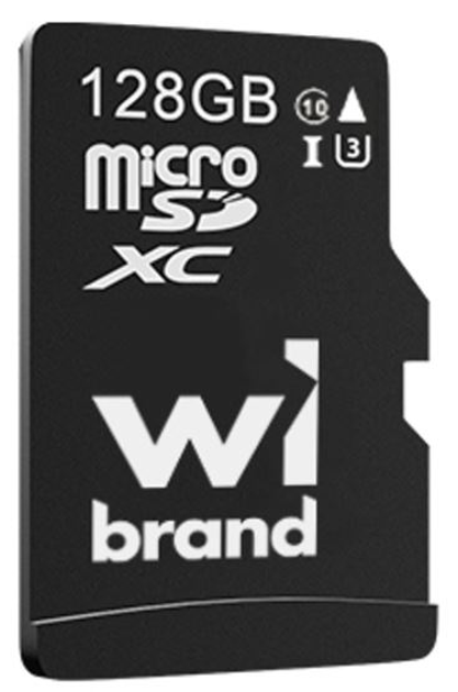 Карта пам'яті Wibrand microSDXC 128GB Class 10 UHS-I U3 (WICDHU3/128GB) - изображение 1