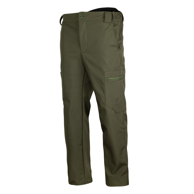 Штани зимние Vik-Tailor SoftShell Olive 52 - изображение 1