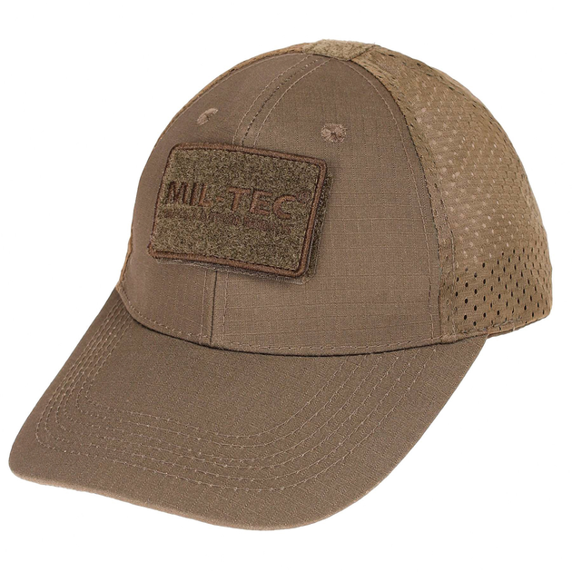 Бейсболка MIL-TEC Net Baseball Cap Coyote з сіткою - зображення 1