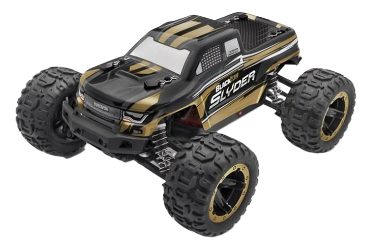 Samochód zdalnie sterowany BlackZon Slyder Monster Truck Gold (5700135401011) - obraz 1