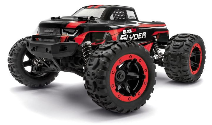 Машинка на дистанційному управлінні BlackZon Slyder MT Electric Monster Truck Red (5700135400984) - зображення 1