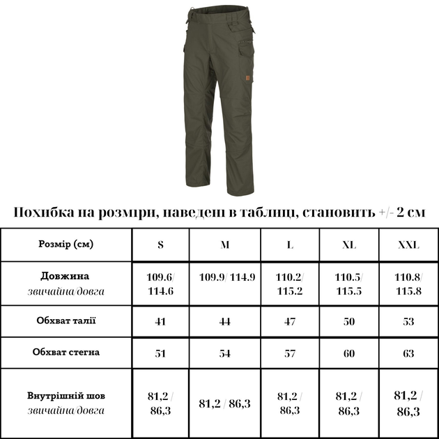 Штани Helikon-Tex Pilgrim Pants DuraCanvas Taiga Green W36/L34 - зображення 2