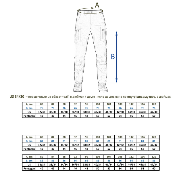 Штаны тактические Pentagon Gomati W40/L32 - изображение 2