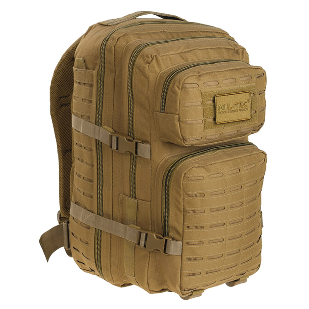 Рюкзак тактичний MIL-TEC Assault Laser Cut 36L Coyote - изображение 2