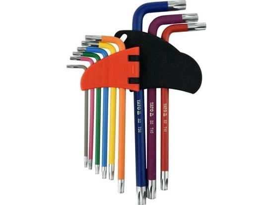 Ключи "TORX" YATO YT-05633: Т10- Т50, Г-образные, 2-сторонние, HRC 58-62, S2 - Фото 1 Ключи "TORX" YATO YT-05633: Т10- Т50, Г-образные, 2-сторонние, HRC 58-62, S2 - изображение 1