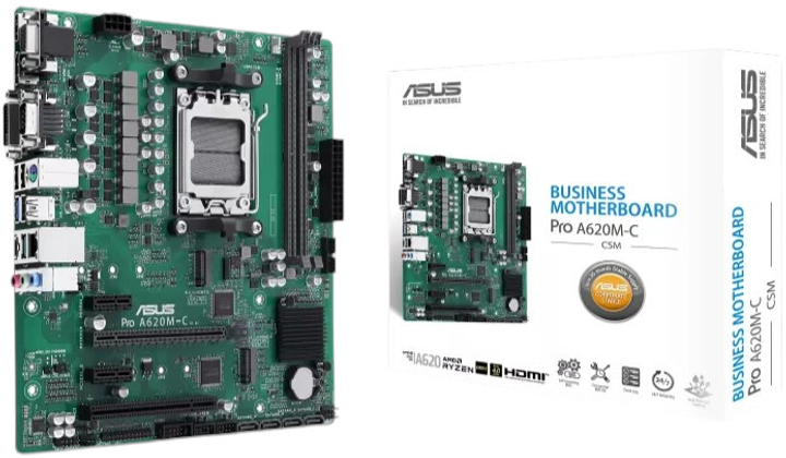 Płyta główna ASUS Pro A620M-C-CSM (sAM5, AMD A620, PCI-Ex16) (90MB1F80-M0EAYC) - obraz 6