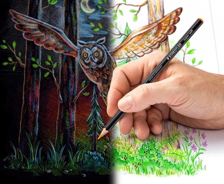 Кольорові олівці Staedtler супер м'які 12 шт (4007817057070) - зображення 4