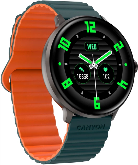 Smartwatch Canyon Jacky SW-69 Green Orange (CNS-SW69BG) - obraz 3