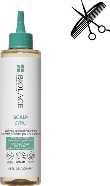 Акція на Професійний пре-шампунь Biolage Professional Scalp Sync ?для ?очищення всіх типів шкіри ?голови та волосся? 200 мл від Rozetka