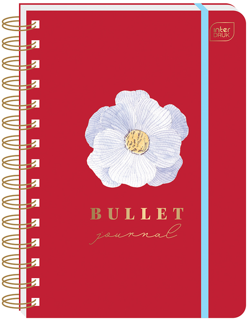 Organizer Interdruk A5 240 kartek na spirali Bullet journal garden (5902277333605) - obraz 1