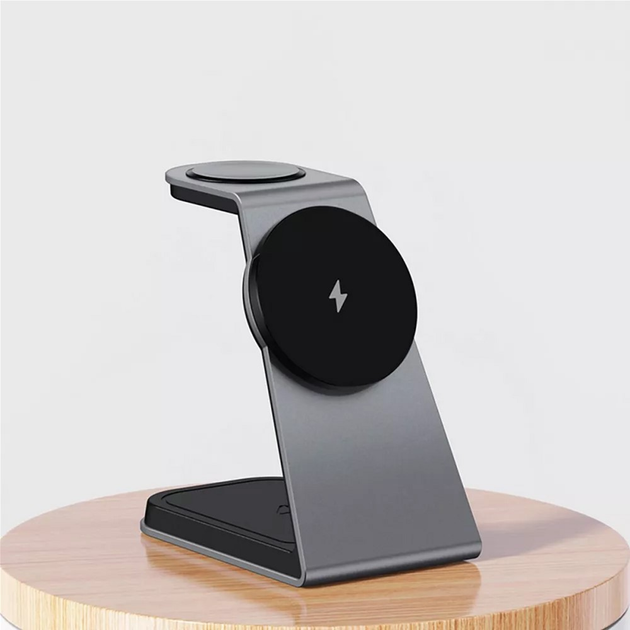 Бездротовий ЗП Proove Omni Power 3 in 1 Gray (555390010) - зображення 3