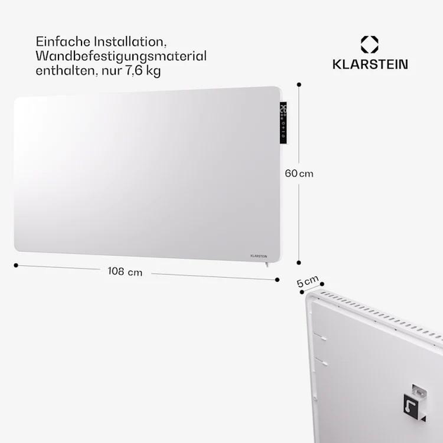 Инфракрасный обогреватель Klarstein Wonderbeam 900 (10045439) - изображение 6