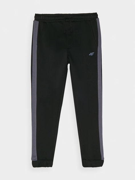 Дитячі спортивні штани 4F TROUSERS CAS M759 122 Чорний 4FJWAW24TTROM759-20S - изображение 5