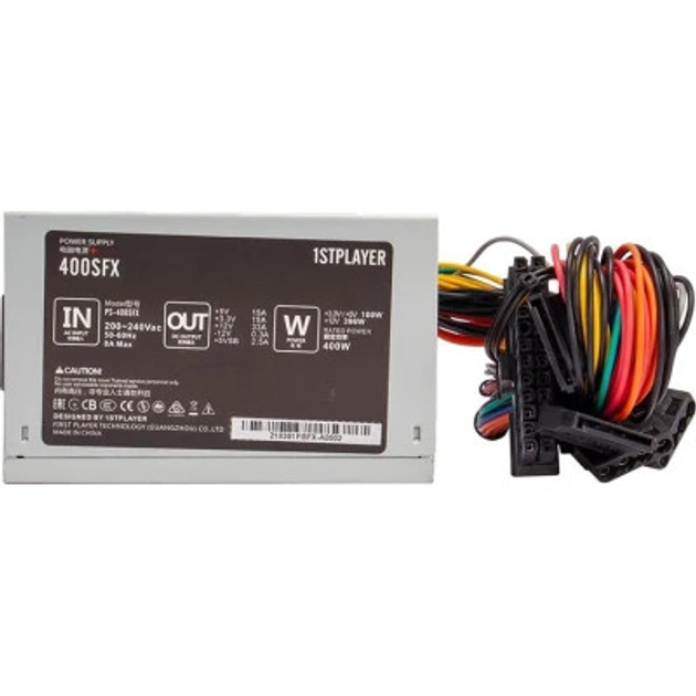 Блок живлення 1stPlayer PS-400SFX APFC 400W - изображение 2