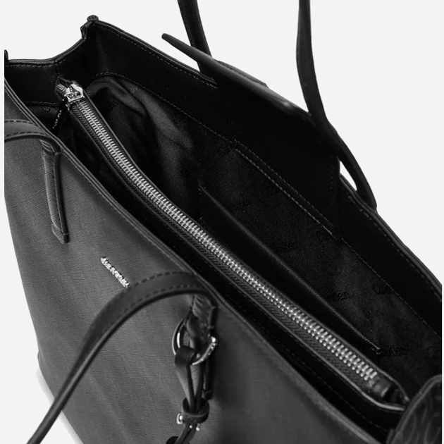 Сумка шопер жіноча велика Calvin Klein CKRK60K6125470GM Чорна (8720639572397) - зображення 5