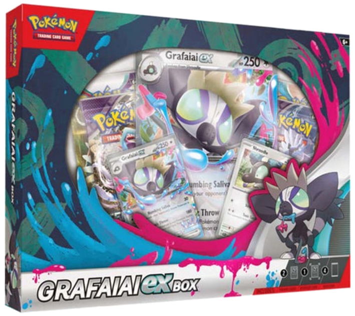 Настільна гра Pokemon Grafaiai April EX Box (820650857478) - зображення 1