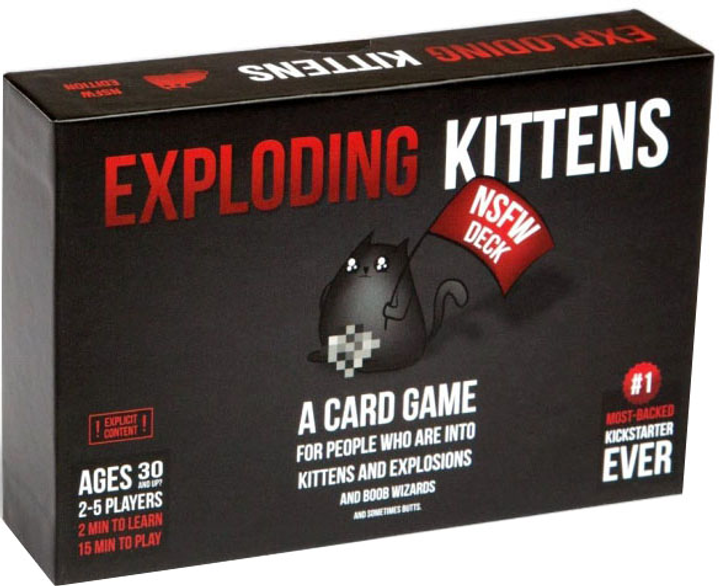 Gra planszowa Exploding Kittens NSWF Edition (852131006013) - obraz 1