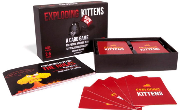 Gra planszowa Exploding Kittens NSWF Edition (852131006013) - obraz 2