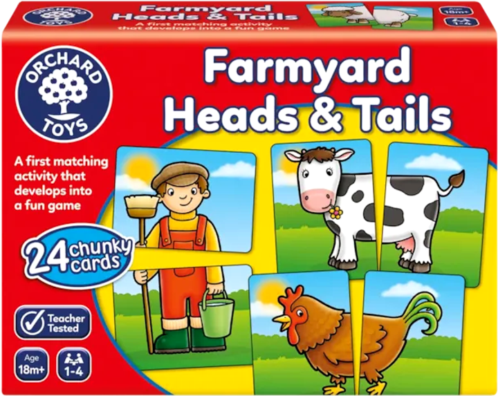 Настільна гра Orchard Toys Farmyard Heads and Tails (5011863102003) - зображення 1