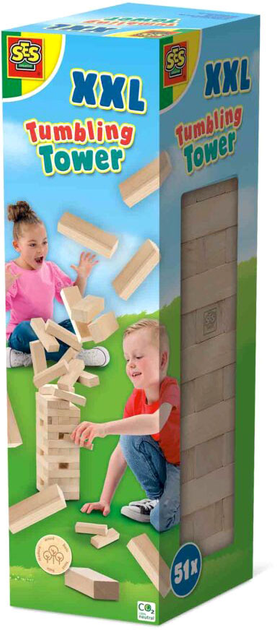 Gra planszowa SES Creative Tumbling Tower XXL (8710341023133) - obraz 1