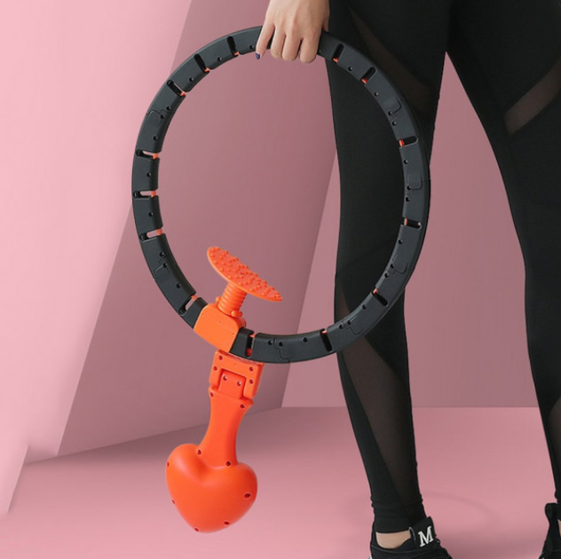 Хулахуп для похудения живота и боков Hula Hoop умный массажный обруч 35.5. см черный - изображение 4