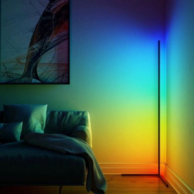 Торшер неоновая лампа Nook Lamp LED RGB 120 см от USB напольный угловой светильник, ночник, регулировка яркости, пульт управления - Фото 5 Торшер неоновая лампа Nook Lamp LED RGB 120 см от USB напольный угловой светильник, ночник, регулировка яркости, пульт управления - изображение 5