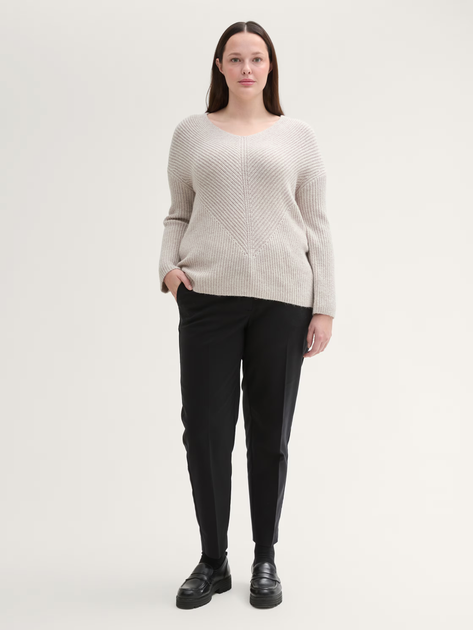 Брюки жіночі Tom Tailor 1044878 48 Чорні (4068127377180) - зображення 3