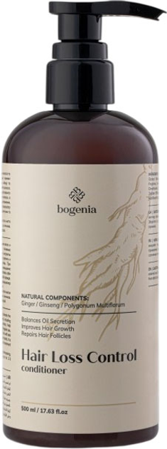 Кондиціонер проти випадіння волосся Bogenia Hair Loss Control, 500 мл - Фото 1 Кондиціонер проти випадіння волосся Bogenia Hair Loss Control, 500 мл - зображення 1