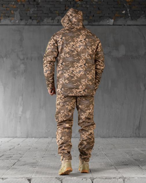 Тактический зимний костюм SoftShell L пиксель (89501) - изображение 4