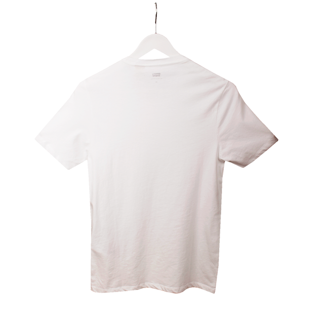 Футболка LEVIS базова Білий XXS 010420-000112 - Фото 2 Футболка LEVIS базова Білий XXS 010420-000112 - зображення 2