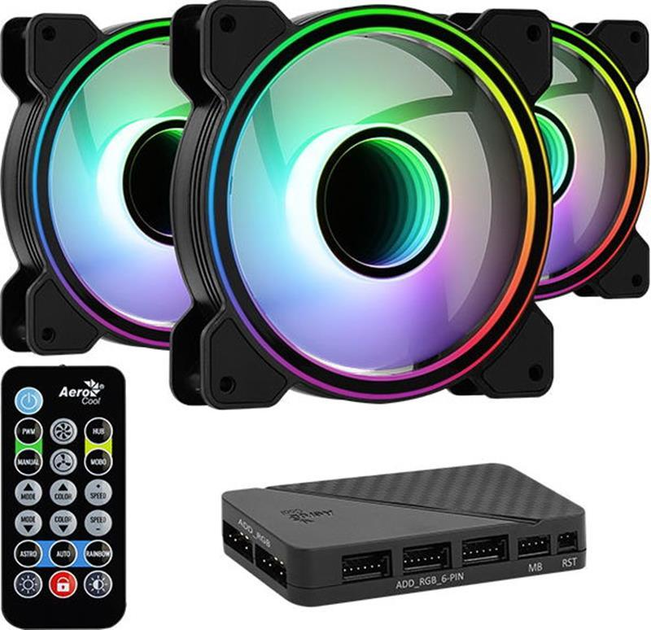 Вентилятор AeroCool Mirage 12 ARGB Pro 9112 - изображение 1