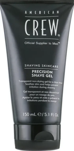 Гель для бритья для чувствительной кожи American Crew Precision Shave Gel 150 мл - Фото 1 Гель для бритья для чувствительной кожи American Crew Precision Shave Gel 150 мл - изображение 1