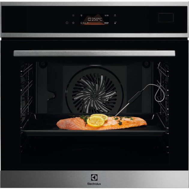 Духова шафа Electrolux електрична, 70л, А++, пара, дисплей, конвекція, ф-ція пароварки, телескопічні напрямні, чорний (EOB8S39WX) - зображення 2