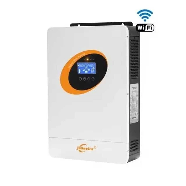 Гібридний сонячний інвертор JSDSolar 4KW 24, MPPT 100A, 500V DC PV Чиста синусоїда + Wi-FI - Фото 3 Гібридний сонячний інвертор JSDSolar 4KW 24, MPPT 100A, 500V DC PV Чиста синусоїда + Wi-FI - изображение 3