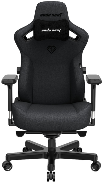 Кресло игровое Anda Seat Kaiser 3 Size L Dark Gray Linen Fabric (AD12YDC-L-01-GB-CF) - изображение 1